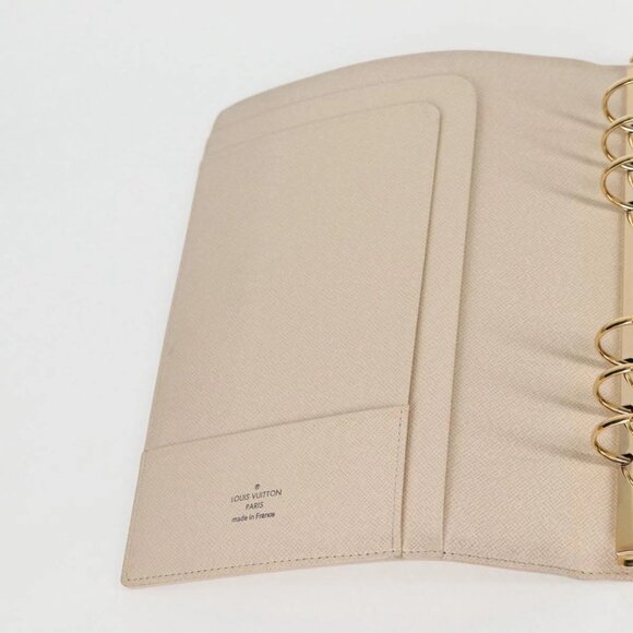 LOUIS VUITTON Damier Azur Agenda GM Day Planner Cover R20708 LV Auth 121569A - Picture 10 of 16